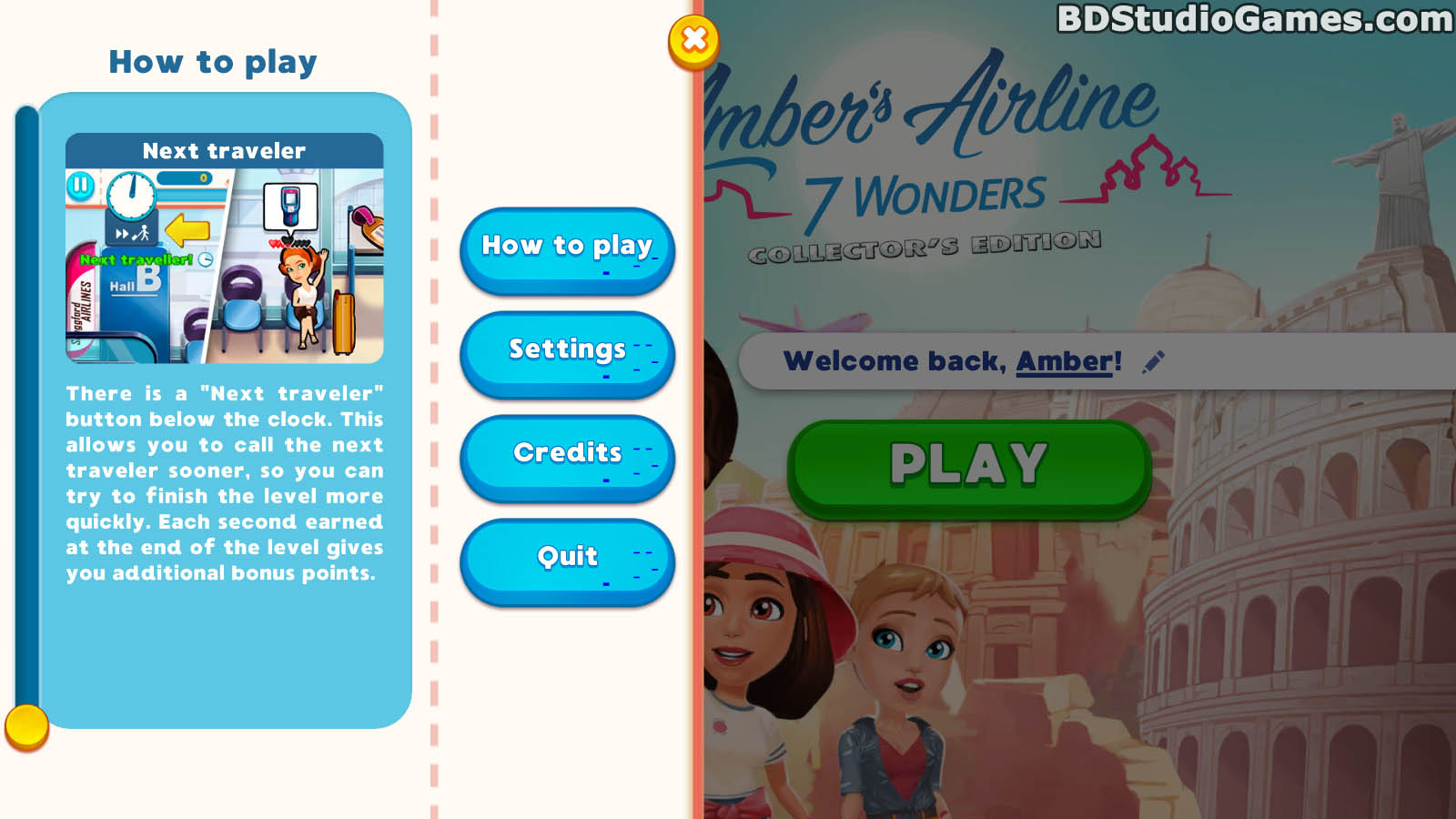 Amber's Airline: 7 Wonders Walkthrough, Guide and Tips Screenshot 14