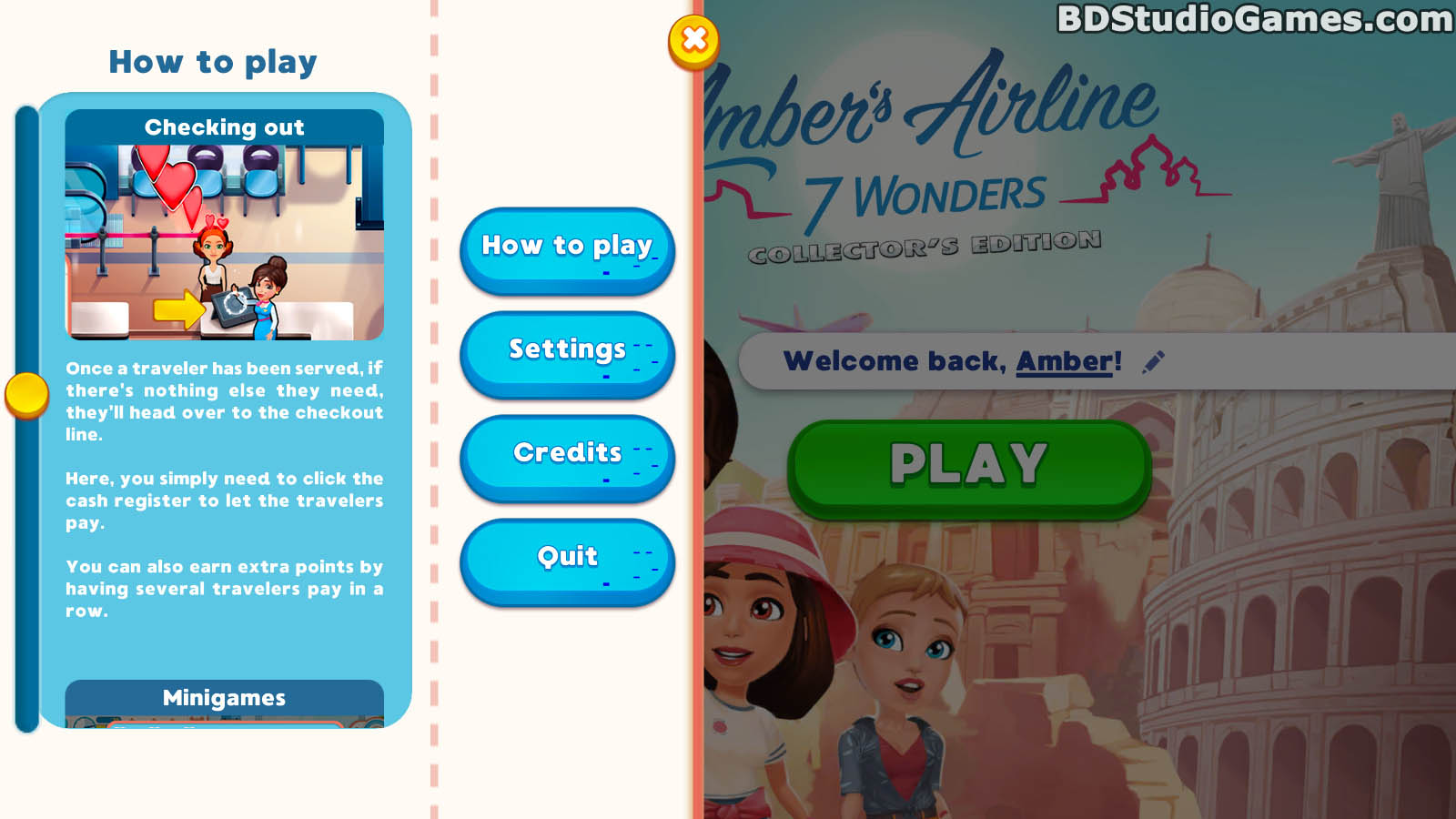 Amber's Airline: 7 Wonders Walkthrough, Guide and Tips Screenshot 07