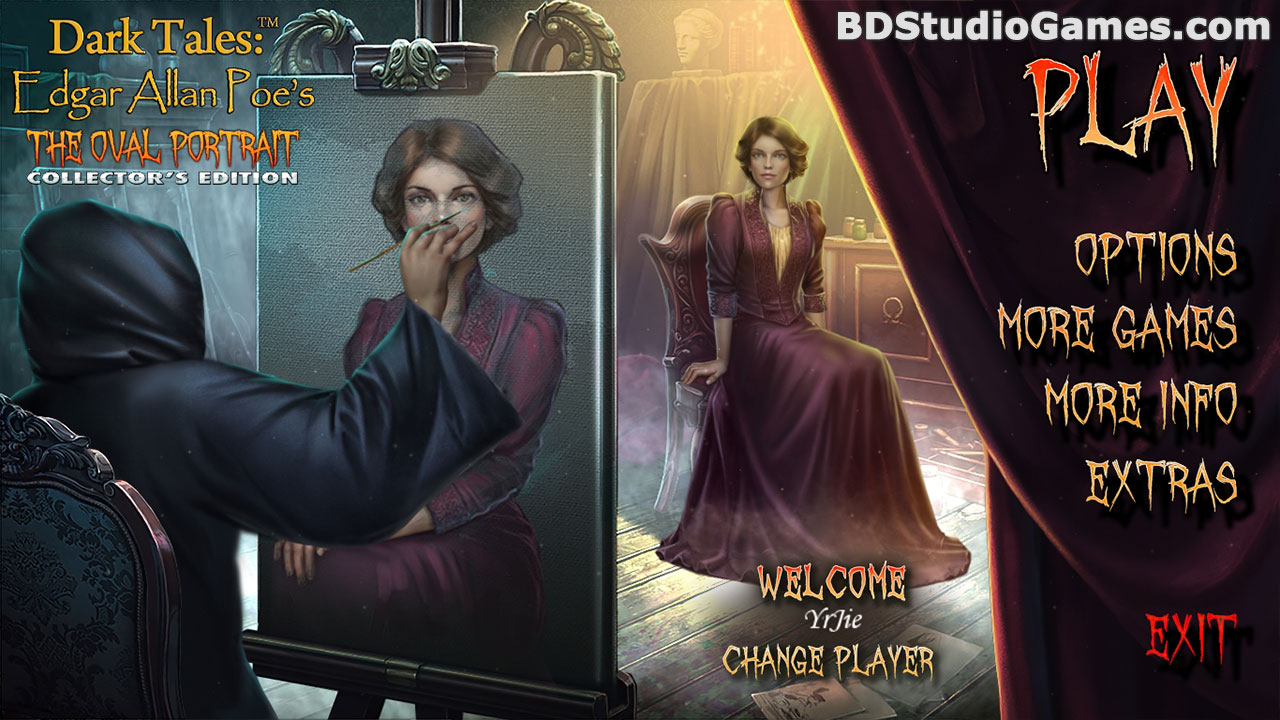 Dark Tales: Edgar Allan Poe's The Oval Portrait Collector's Edition Free Download Screenshots 1