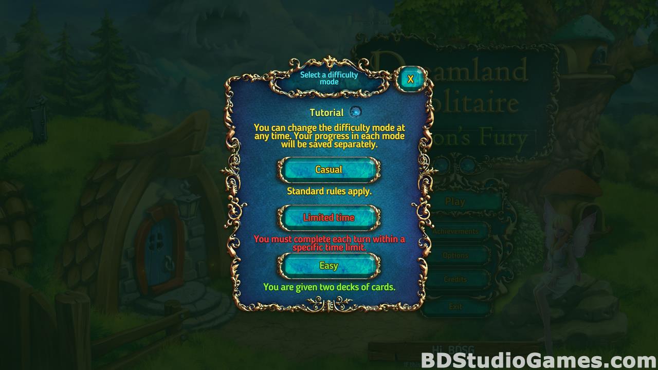 Dreamland Solitaire: Dragon's Fury Free Download Screenshots 02