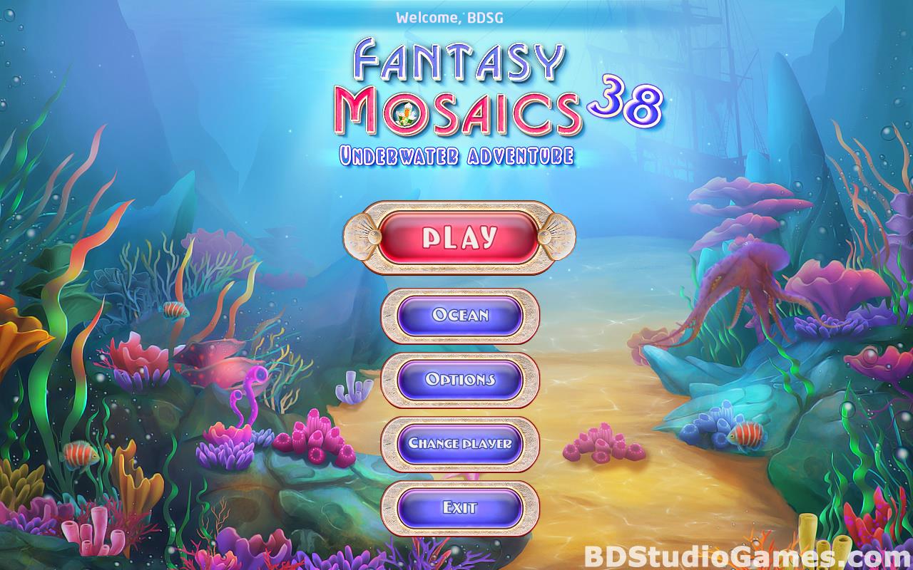 Fantasy Mosaics 38: Underwater Adventure Free Download Screenshots 01