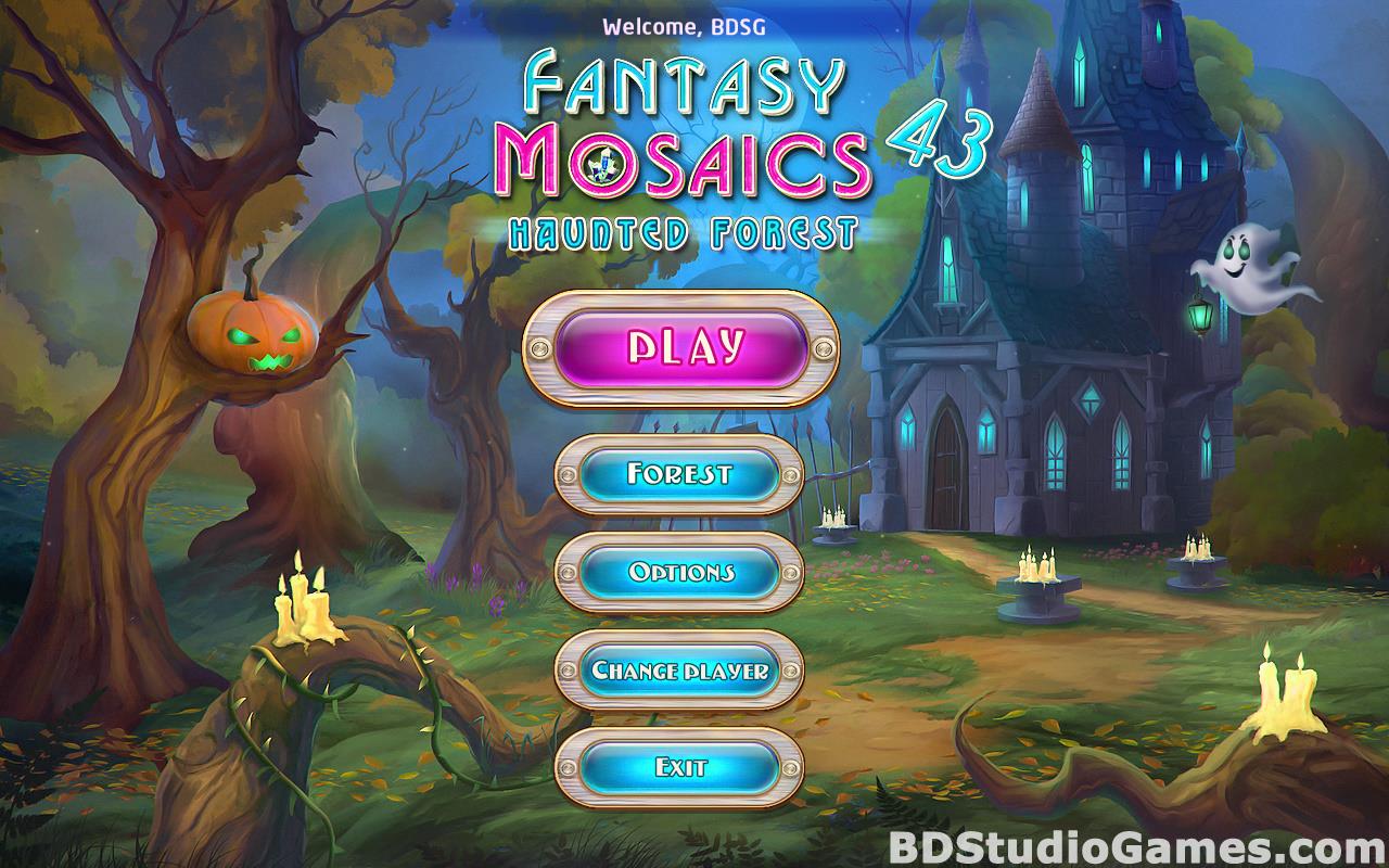 Fantasy Mosaics 43: Haunted Forest Free Download Screenshots 01