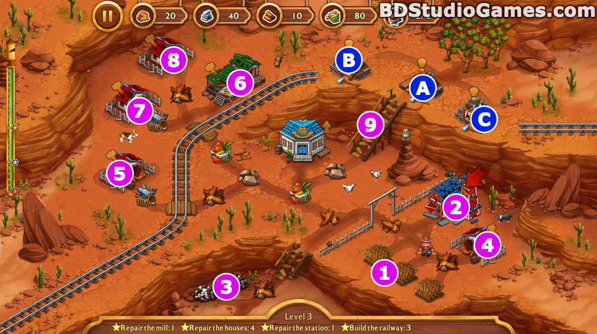 Golden Rails: Tales of the Wild West Walkthrough, Guides and Tips Screenshots 03