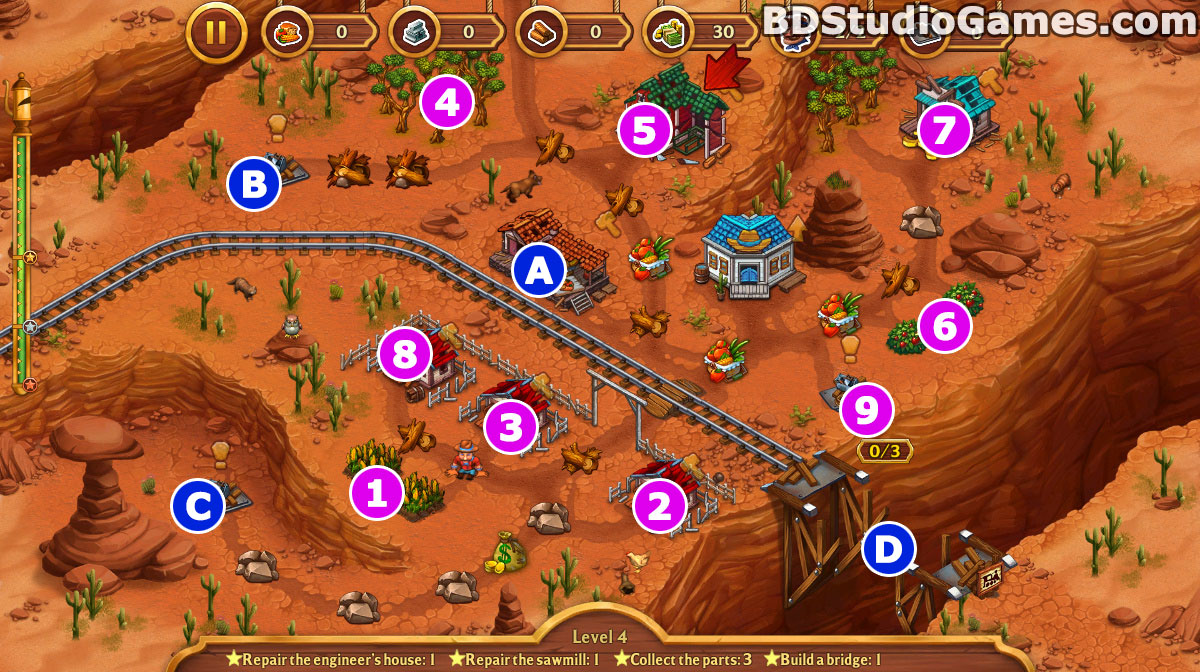 Golden Rails: Tales of the Wild West Walkthrough, Guides and Tips Screenshots 04