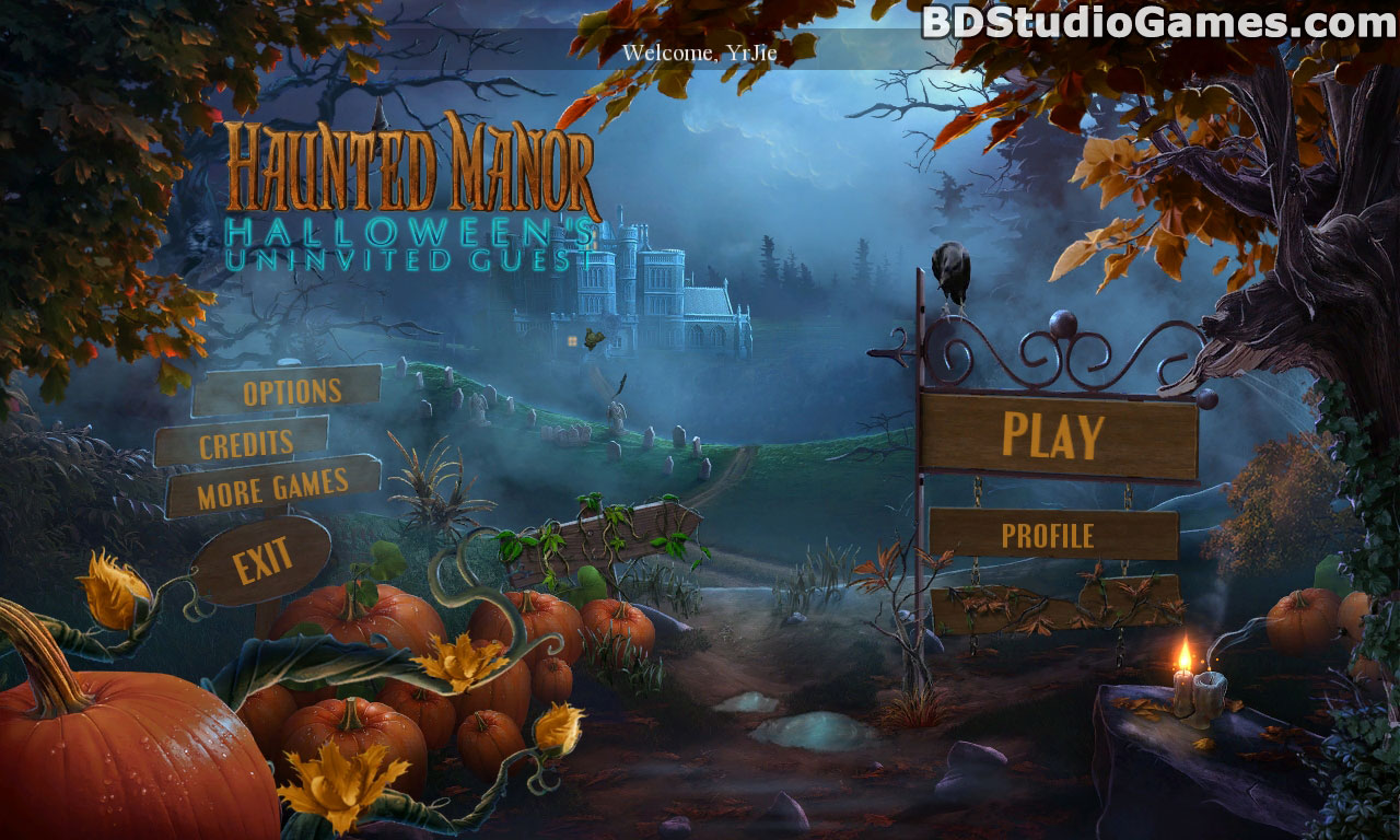 Haunted Manor: Halloween's Uninvited Guest Collector's Edition Free Download Screenshots 1