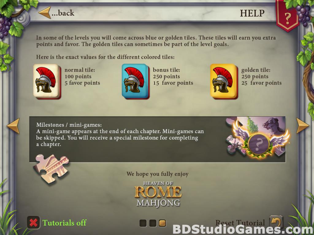 Heaven of Rome Mahjong Free Download Screenshots 05