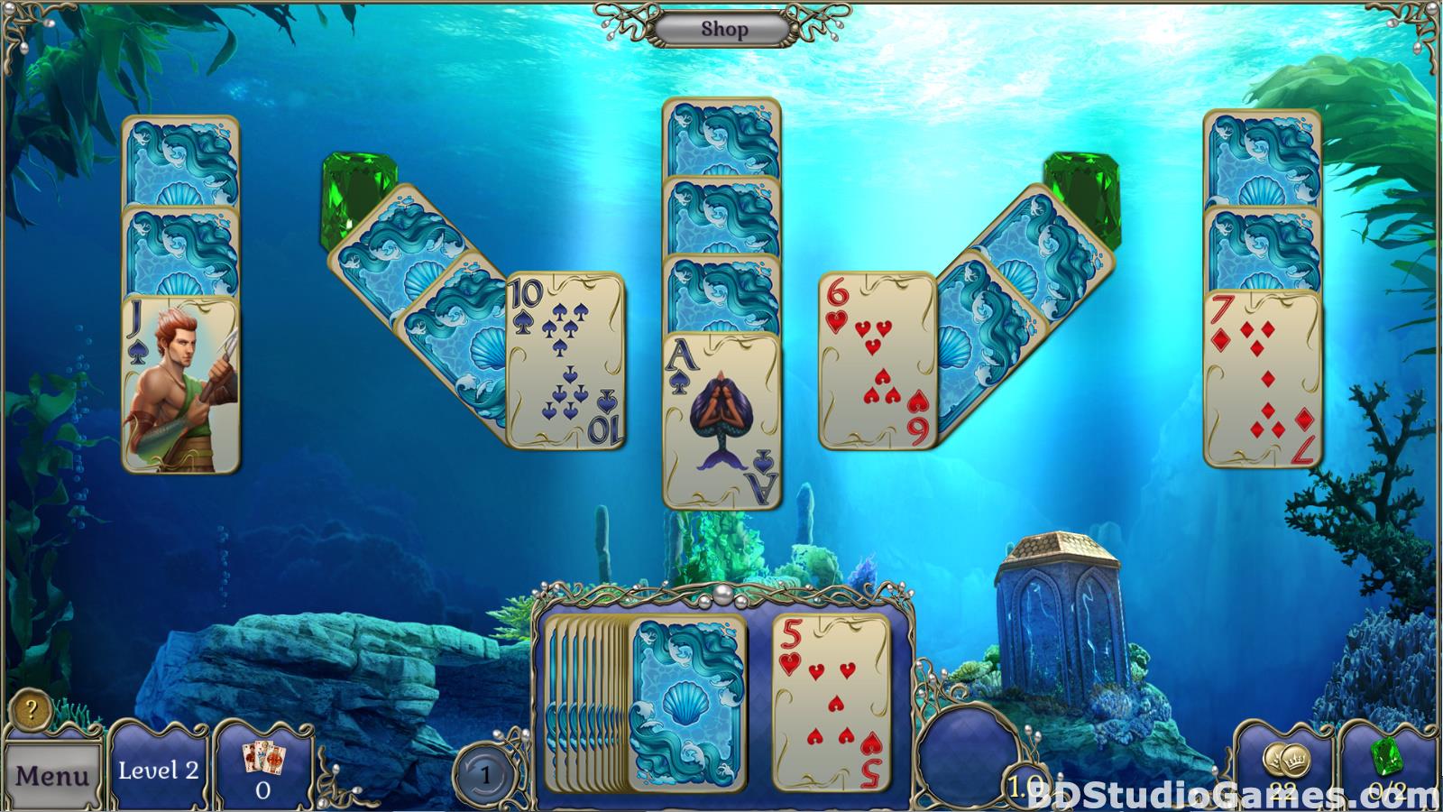 Jewel Match Atlantis Solitaire Free Download Screenshots 12