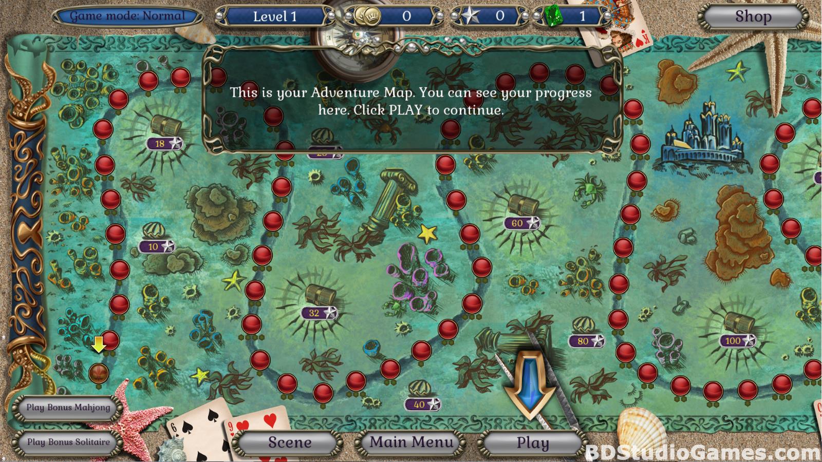 Jewel Match Atlantis Solitaire Free Download Screenshots 02