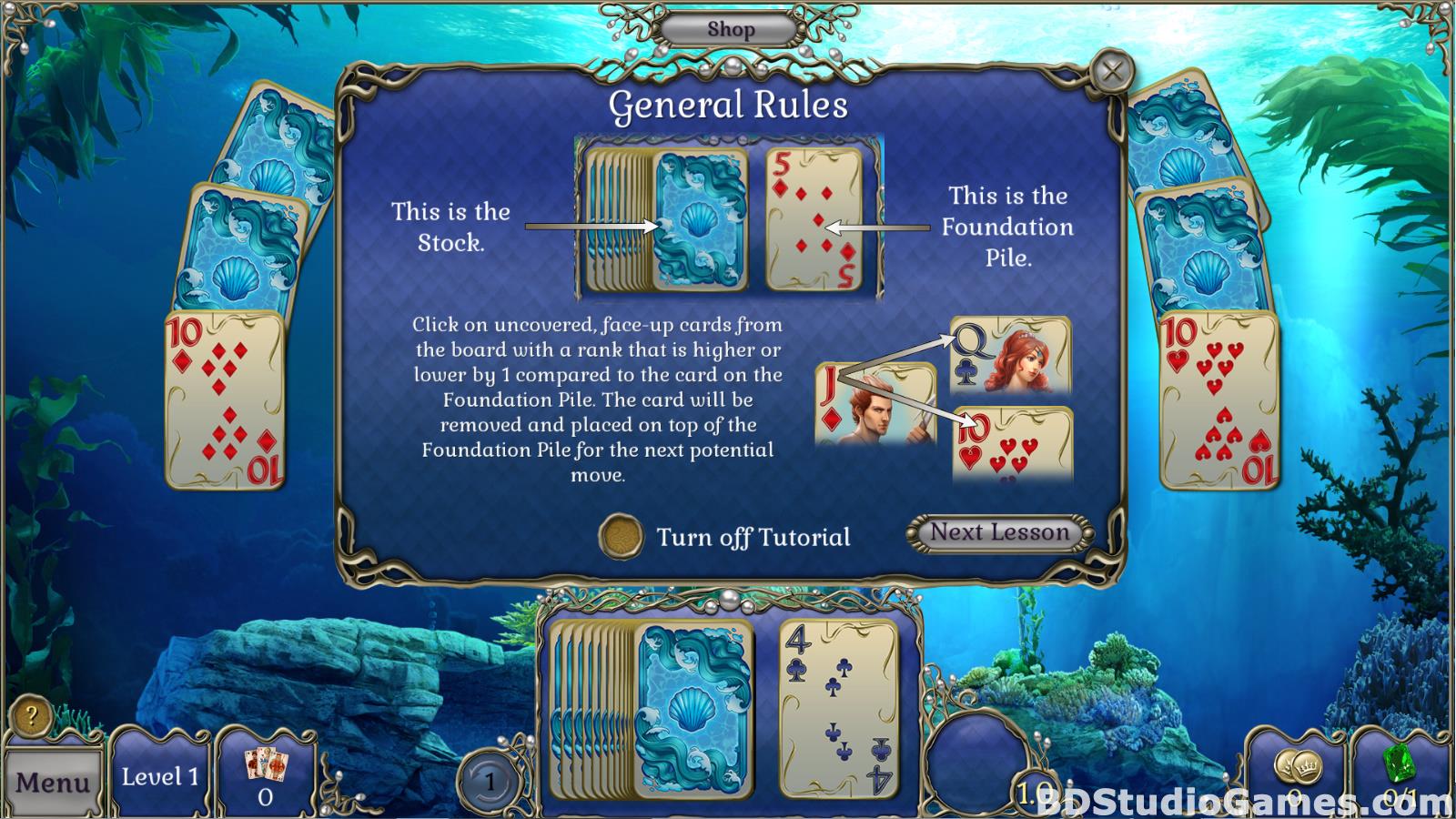 Jewel Match Atlantis Solitaire Free Download Screenshots 03