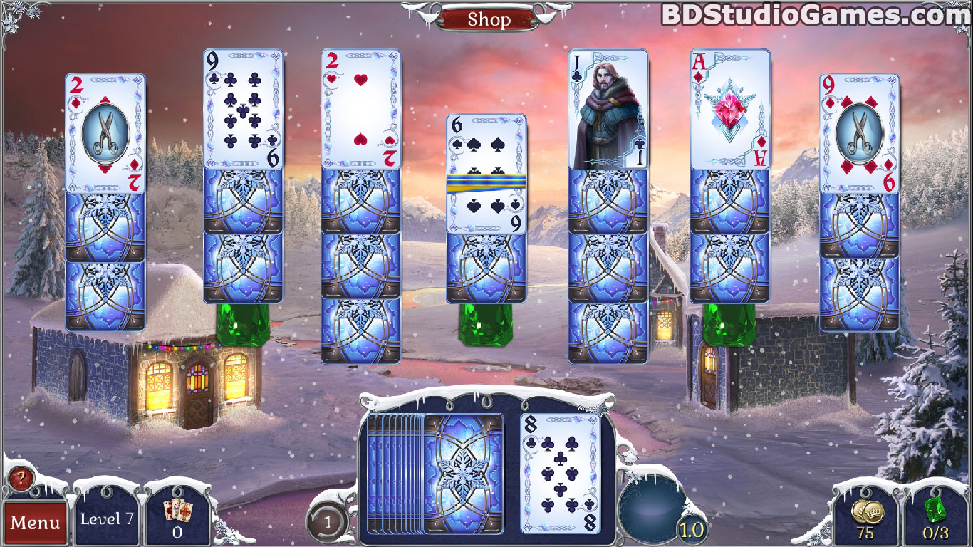 Jewel Match Solitaire: Winterscapes Free Download Screenshots 12