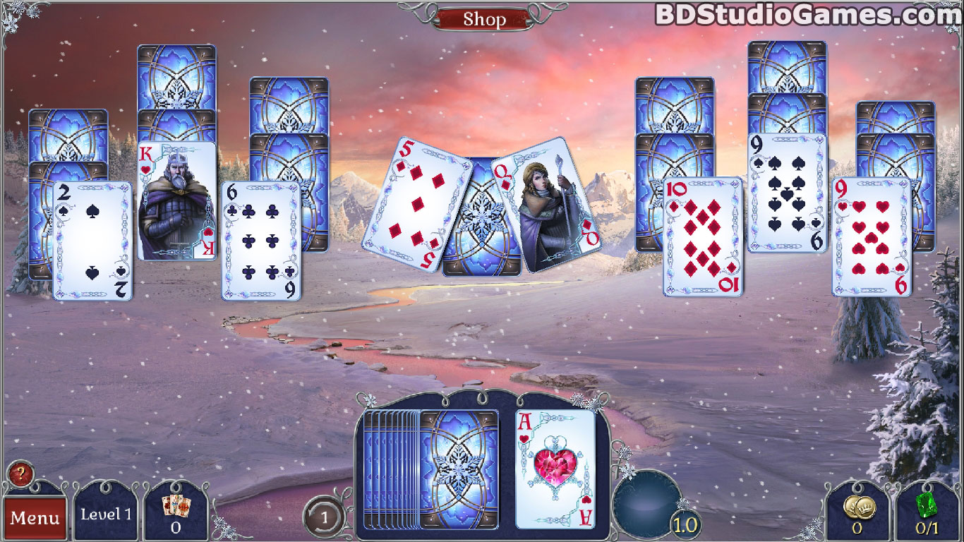 Jewel Match Solitaire: Winterscapes Free Download Screenshots 2