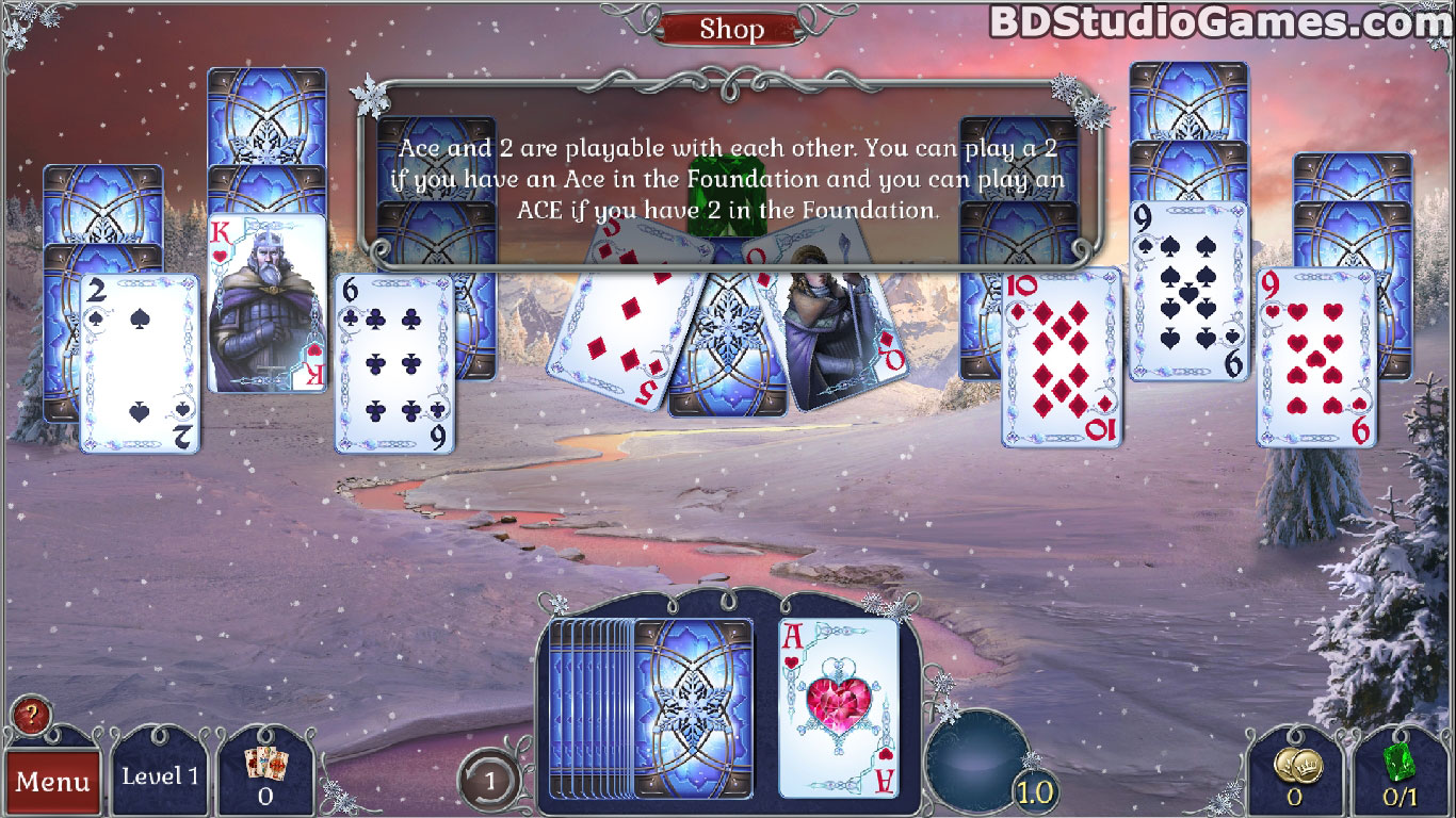 Jewel Match Solitaire: Winterscapes Free Download Screenshots 4