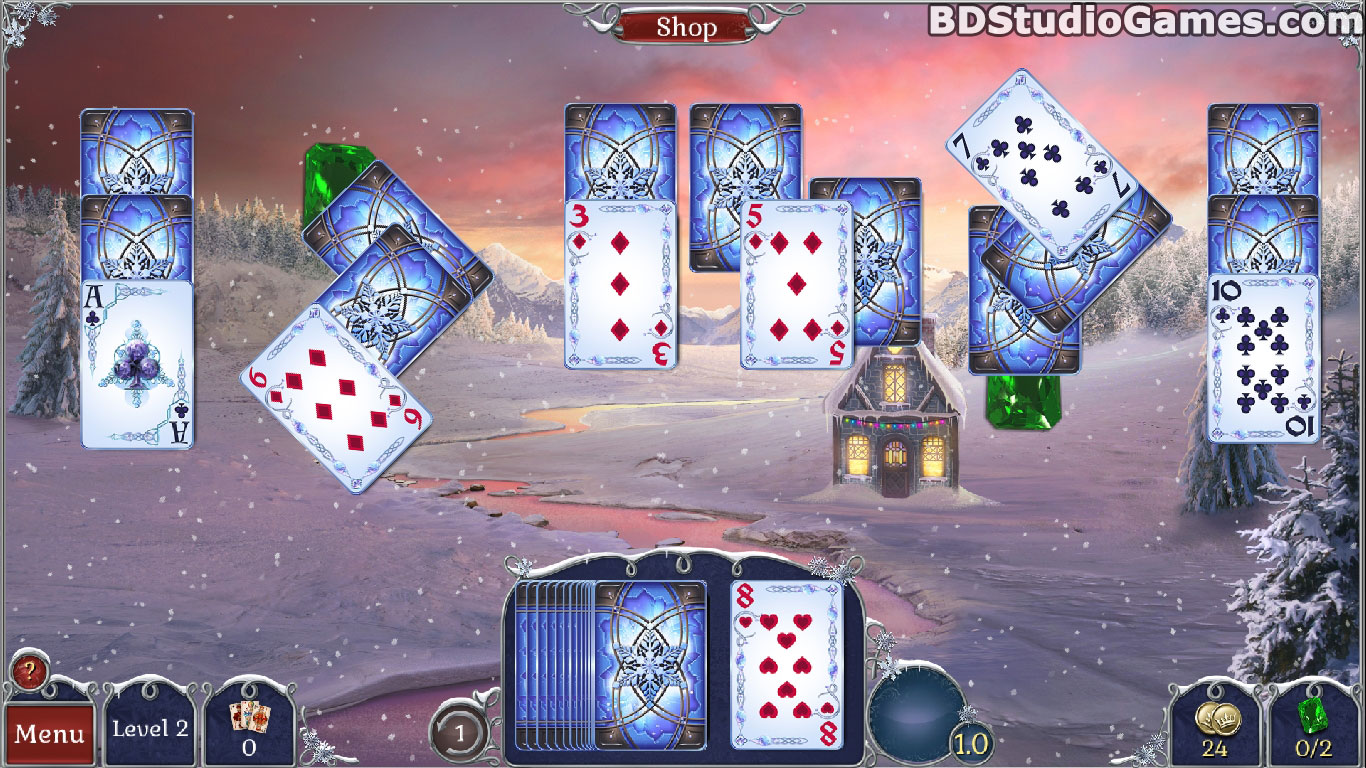 Jewel Match Solitaire: Winterscapes Free Download Screenshots 6