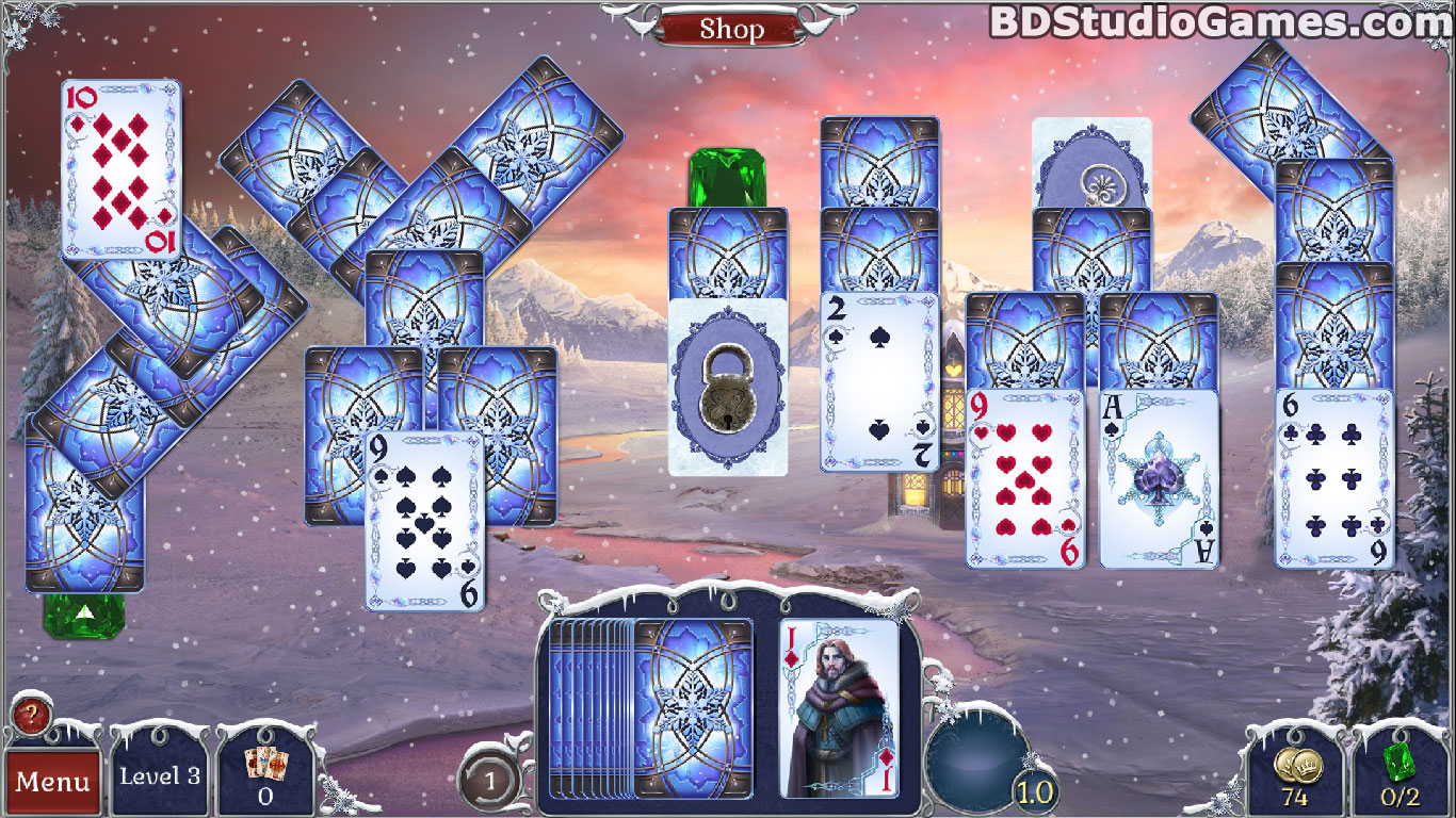 Jewel Match Solitaire: Winterscapes Free Download Screenshots 7