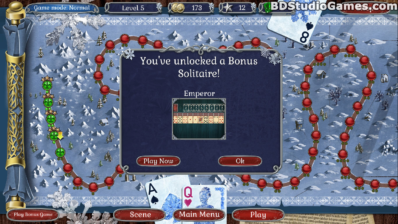 Jewel Match Solitaire: Winterscapes Free Download Screenshots 8