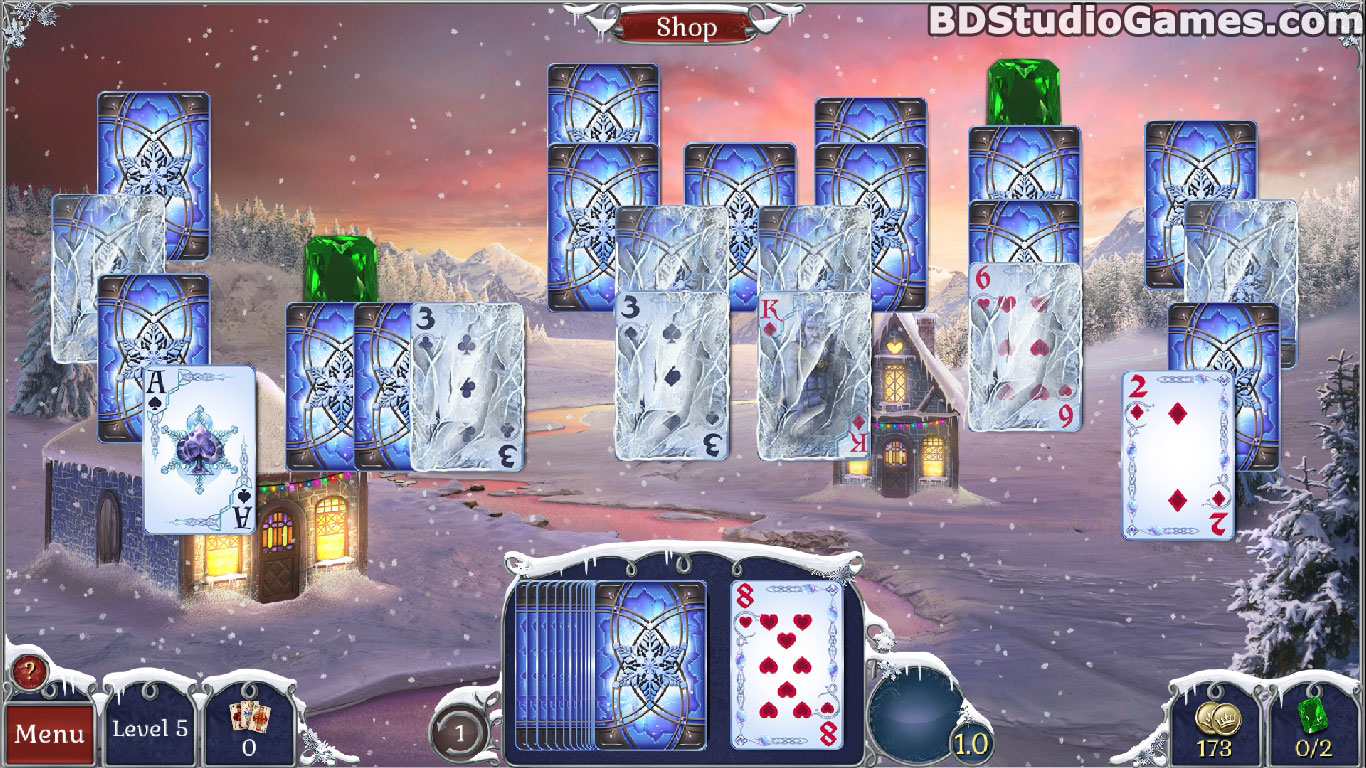 Jewel Match Solitaire: Winterscapes Free Download Screenshots 9