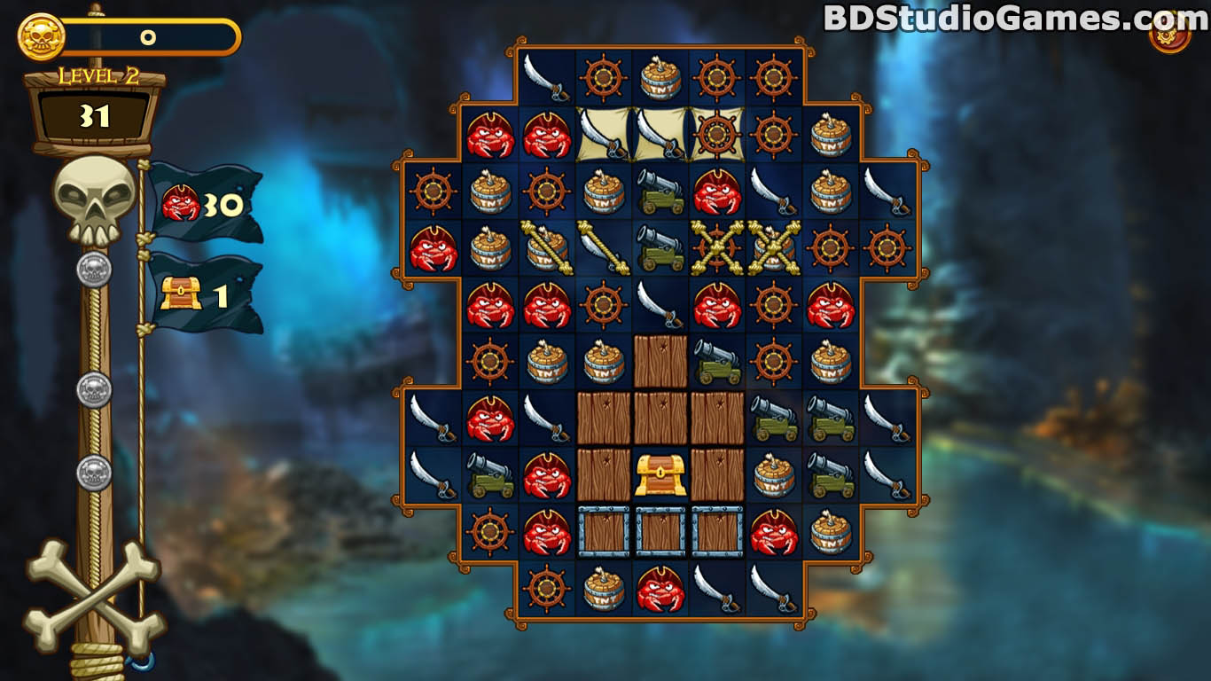 Match Three Pirates! Heir to Davy Jones Trial Version Free Download, Full Version Buy Now Screenshots 12