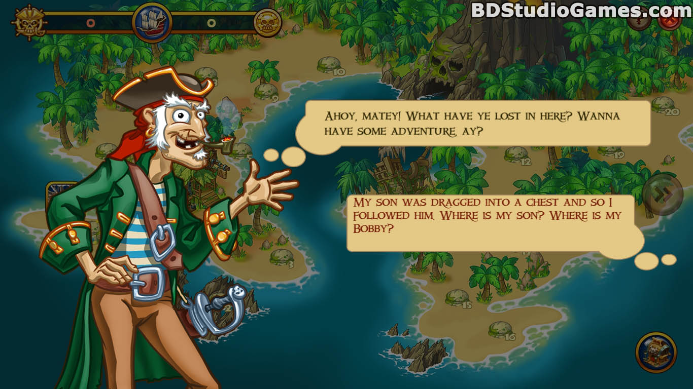 Match Three Pirates! Heir to Davy Jones Trial Version Free Download, Full Version Buy Now Screenshots 02