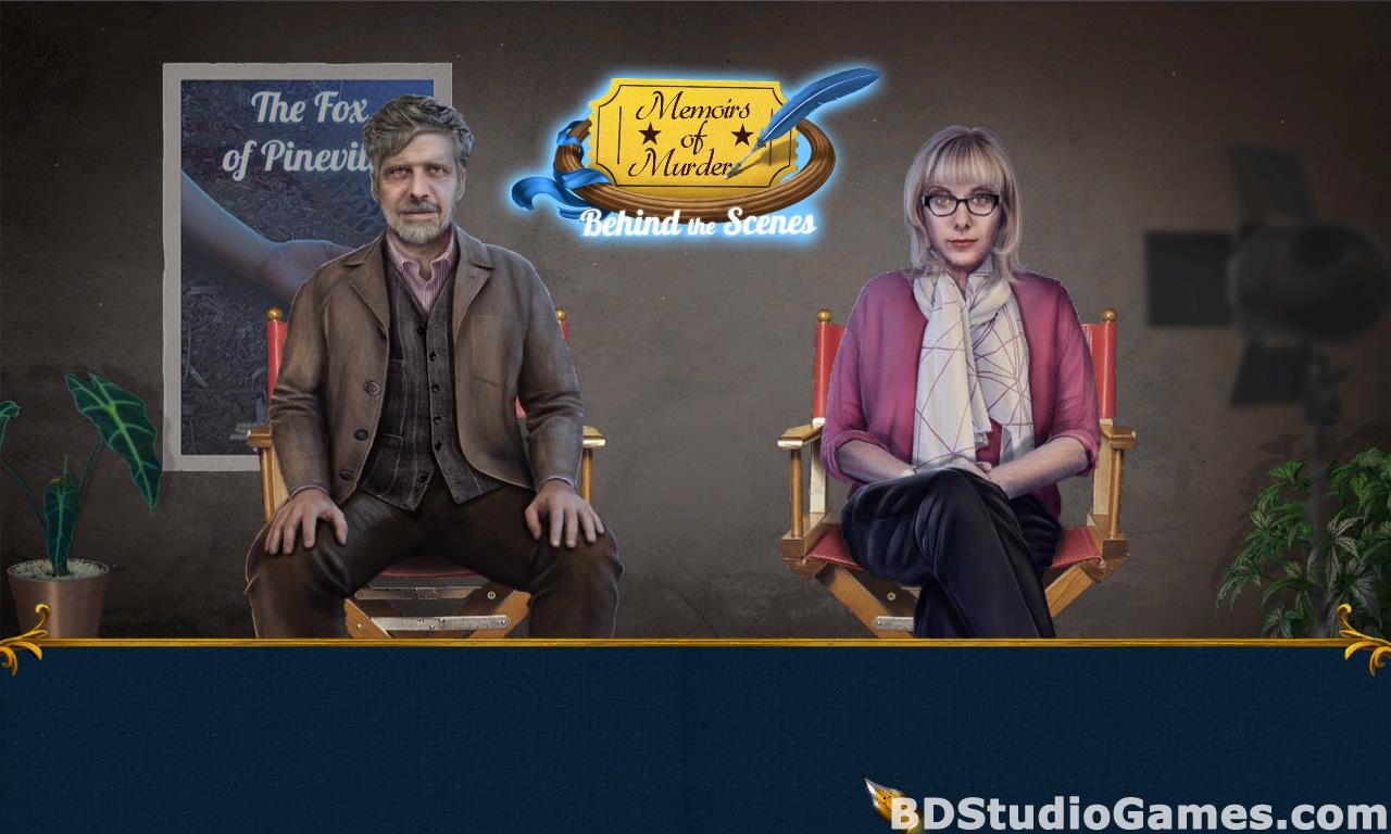 Memoirs of Murder: Behind the Scenes Collector's  Edition Free Download Screenshots 03