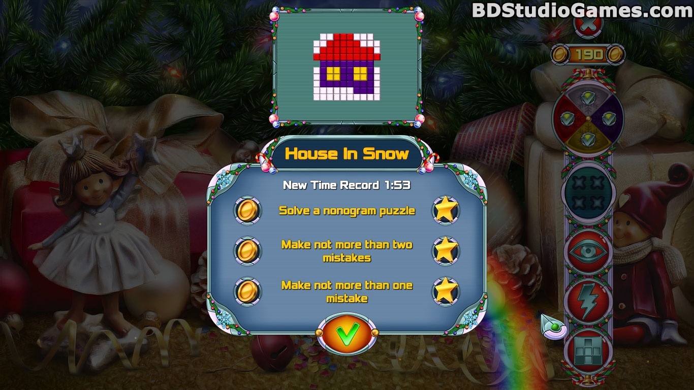 Rainbow Mosaics 10: Christmas Helper Free Download Screenshots 7