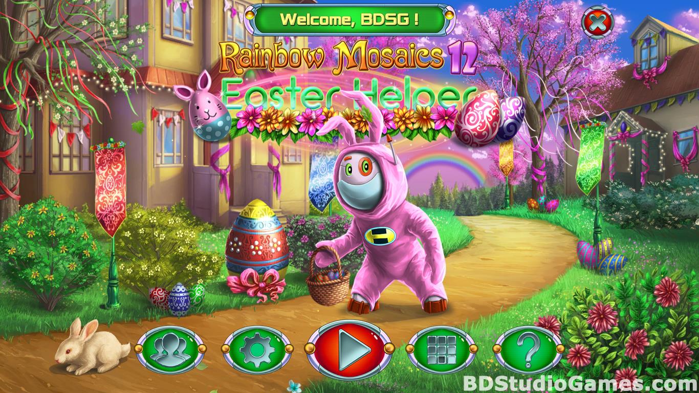 Rainbow Mosaics 12: Easter Helper Free Download Screenshots 01