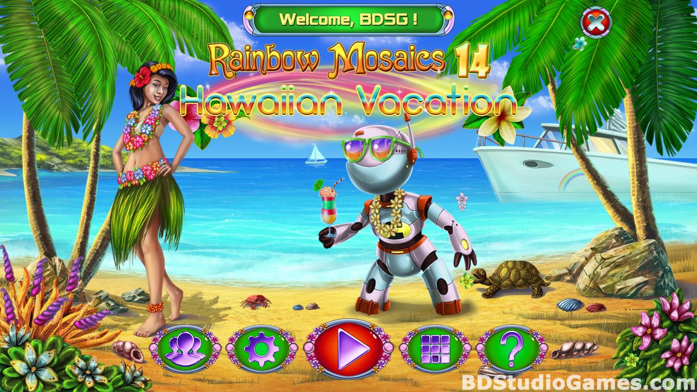 Rainbow Mosaics 14: Hawaiian Vacation Free Download Screenshots 01