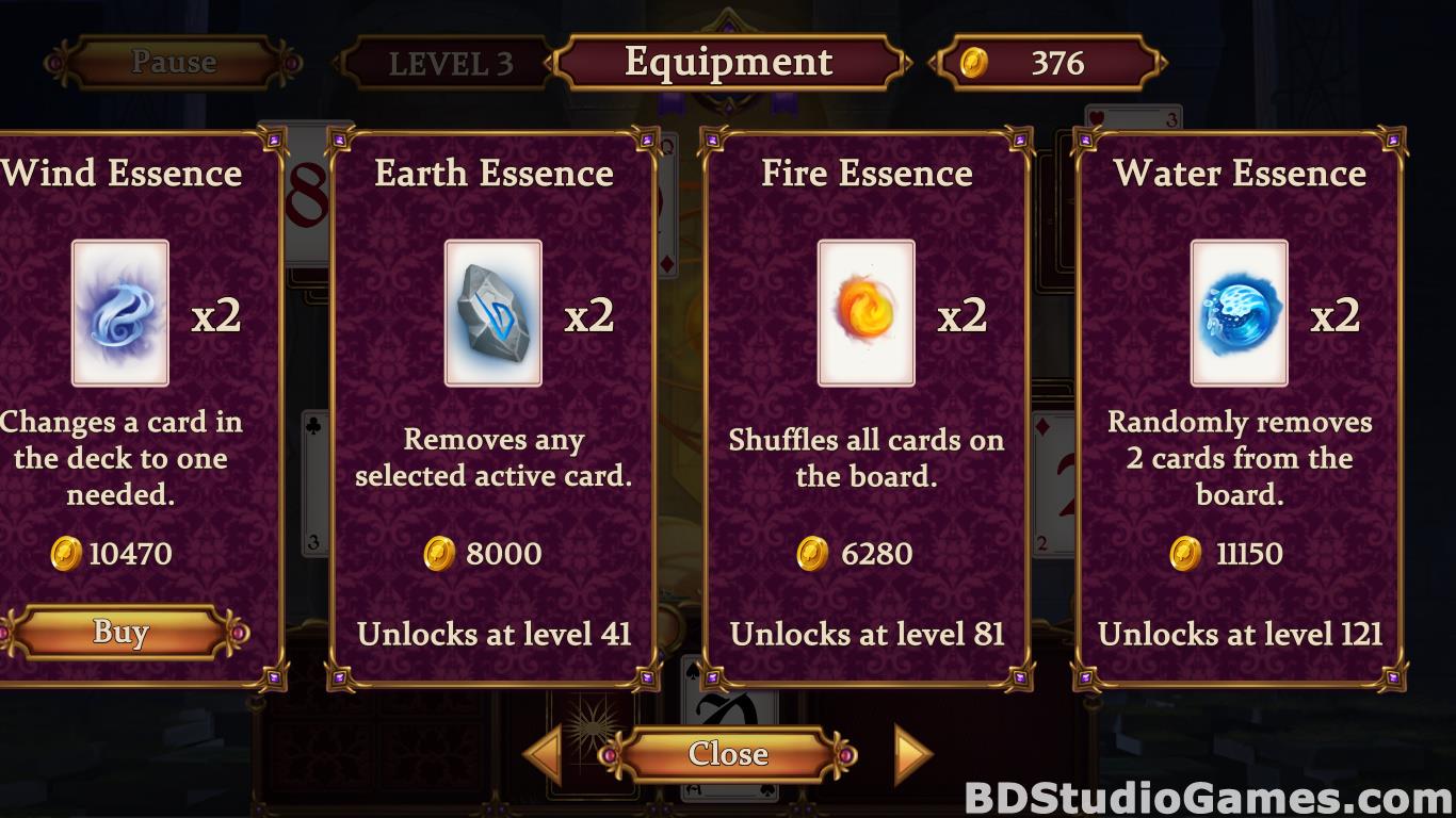 Solitaire: Elemental Wizards Free Download Screenshots 13