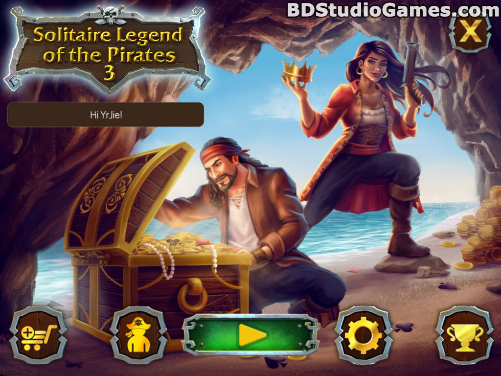Solitaire Legend of the Pirates 3 Free Download Screenshots 1
