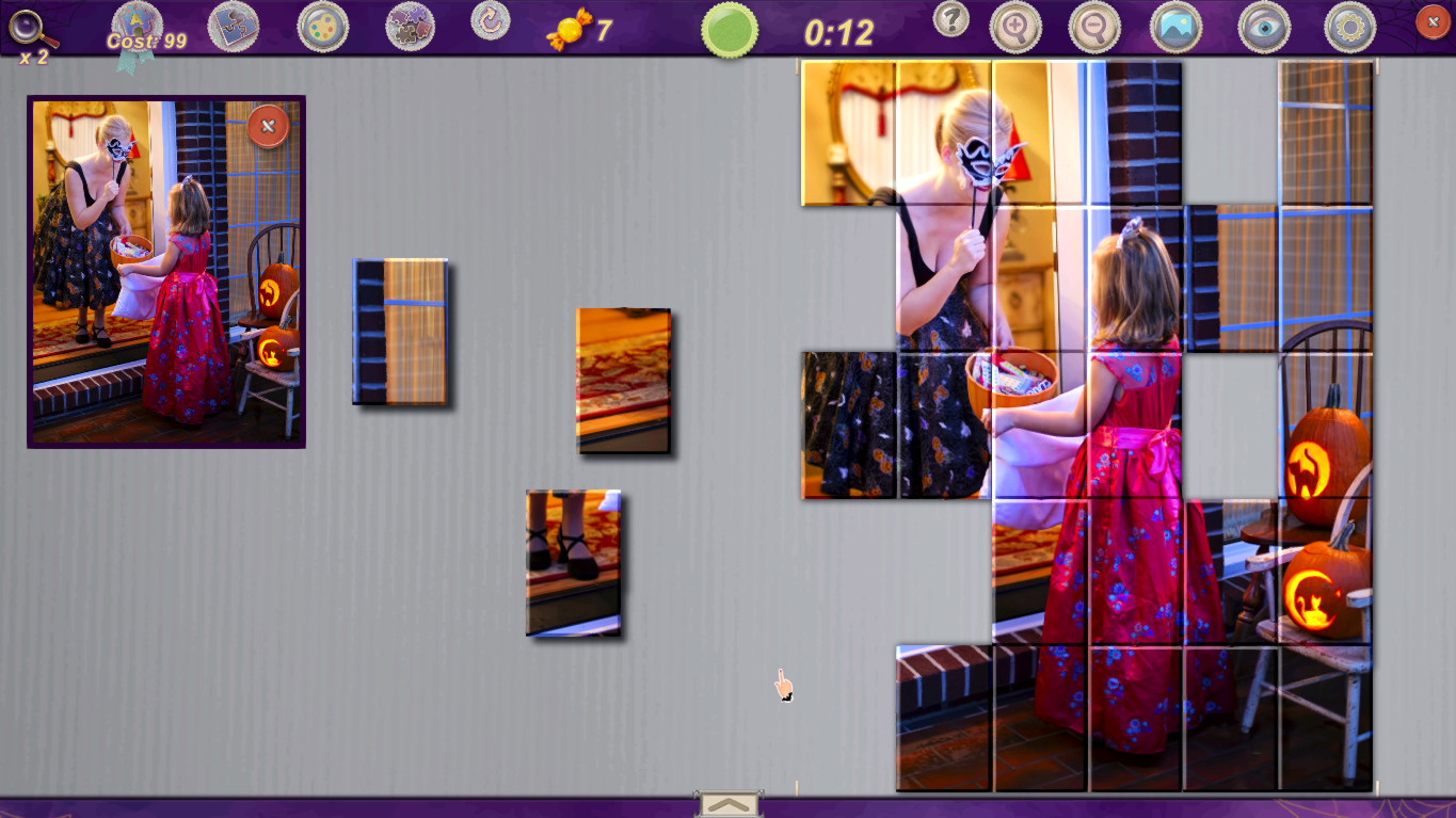 Sweet Holiday Jigsaws: Halloween Night Free Download Screenshots 01