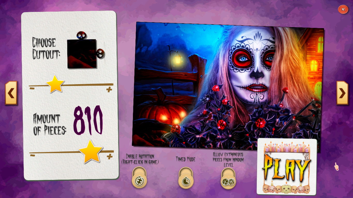 Sweet Holiday Jigsaws: Halloween Night Free Download Screenshots 02