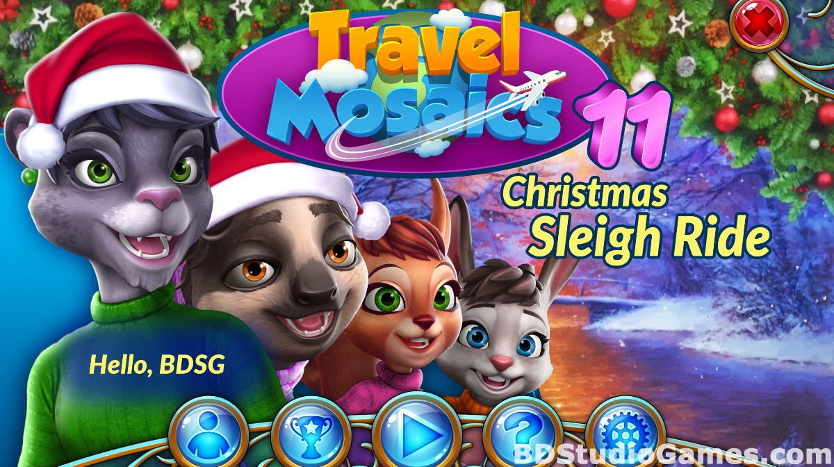 Travel Mosaics 11: Christmas Sleigh Ride Free Download Screenshots 01