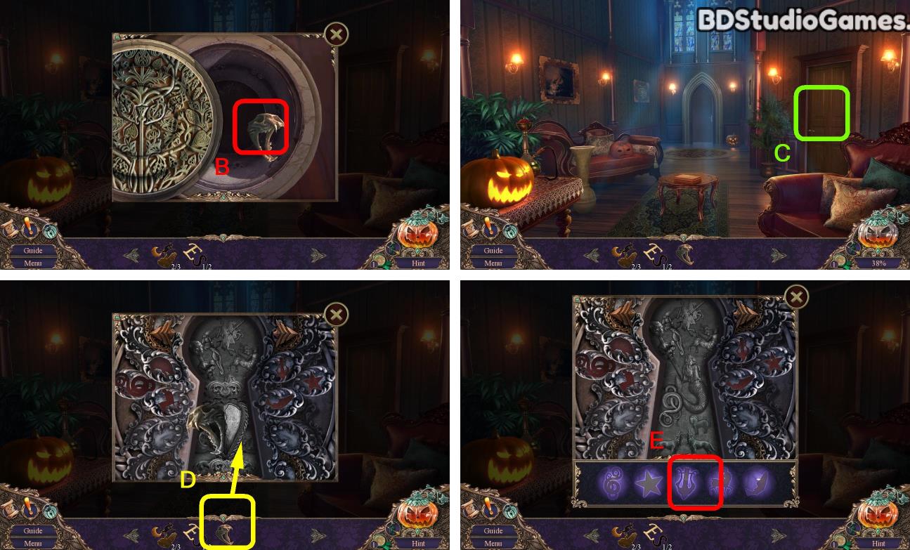 Haunted Manor: Halloween's Uninvited Guest Walkthrough Screenshot 0124