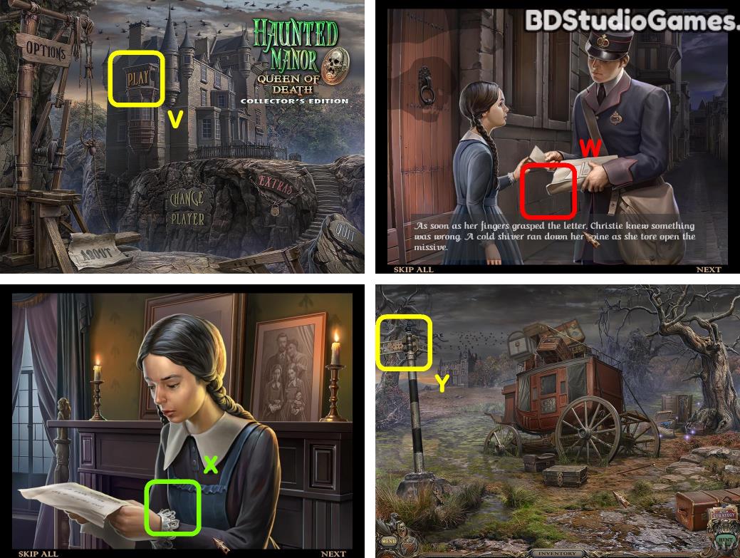 Haunted Manor: Queen of Death Walkthrough Screenshot 0001