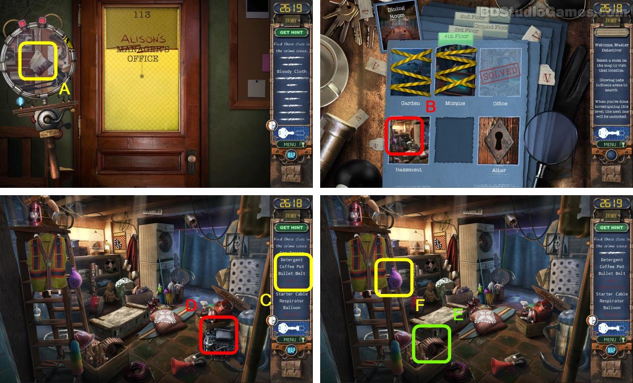 Mystery Case Files: Rewind Walkthrough Screenshot