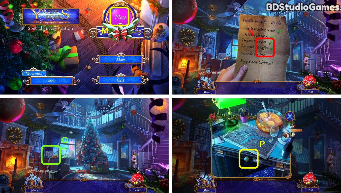 Yuletide Legends: Who Framed Santa Claus Walkthrough Screenshot 0001